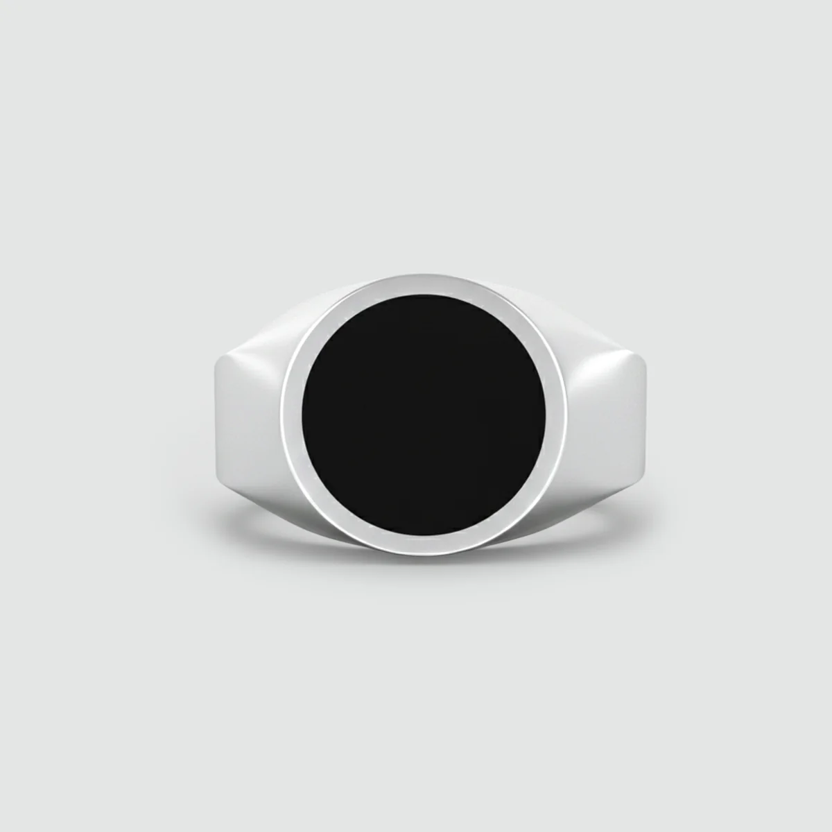 Adil – Black Onyx Signet Ring 13mm - Image 7