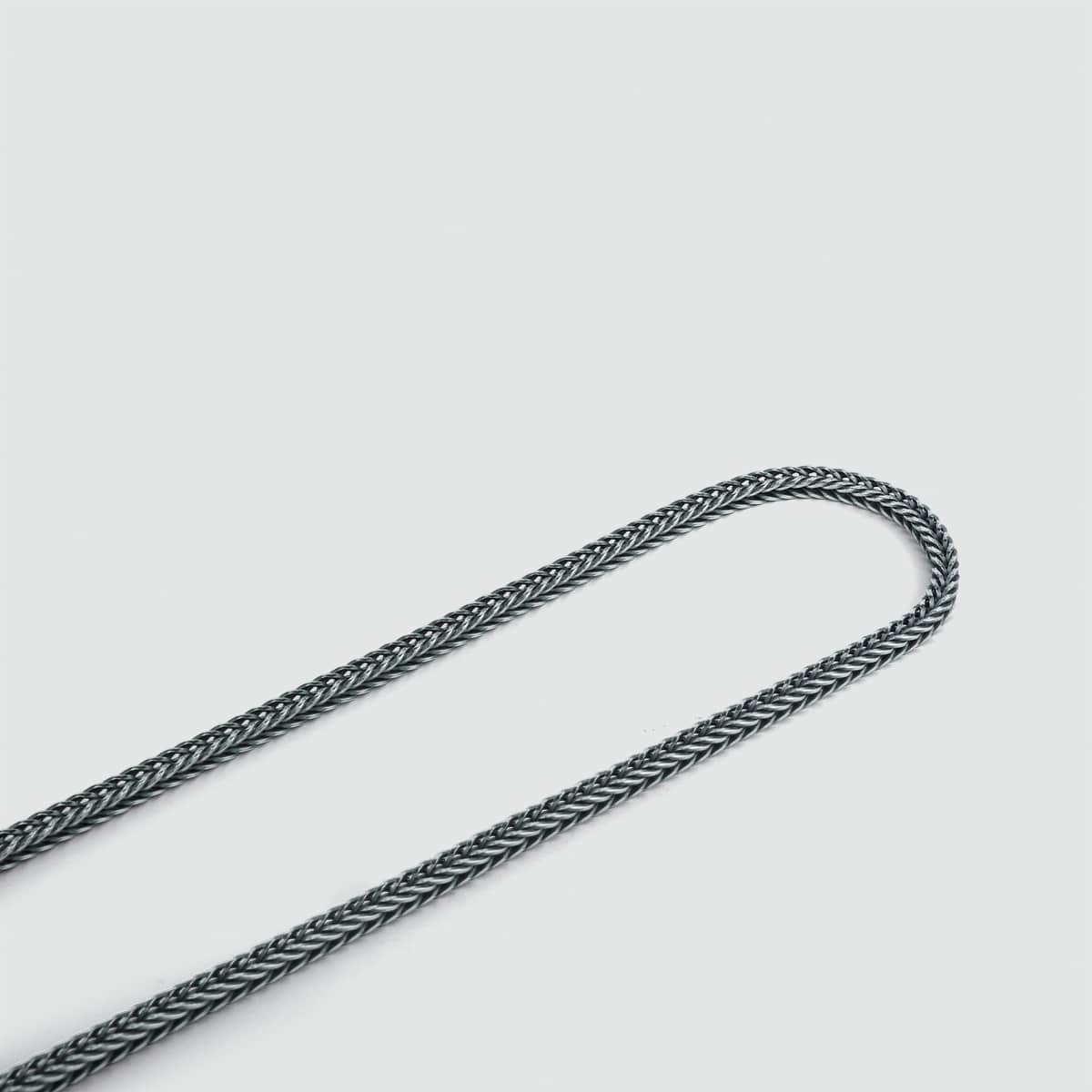 Anis - Sterling Silver Wheat Chain Necklace 3mm - Image 3