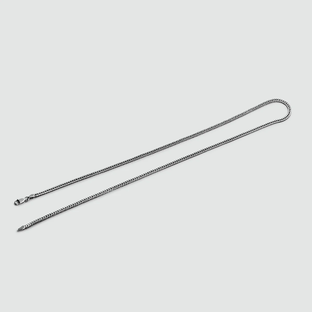 Anis - Sterling Silver Wheat Chain Necklace 3mm - Image 5