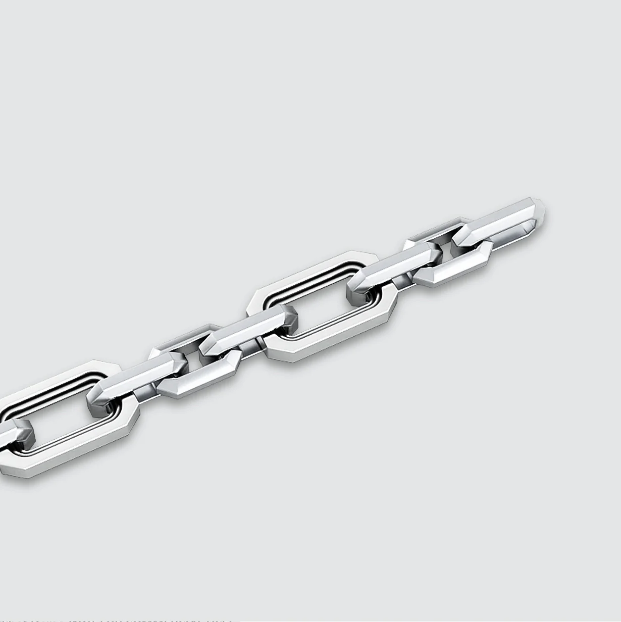 Aqdās - Roman Sterling Silver Chain Link Bracelet 8.5mm - Image 11