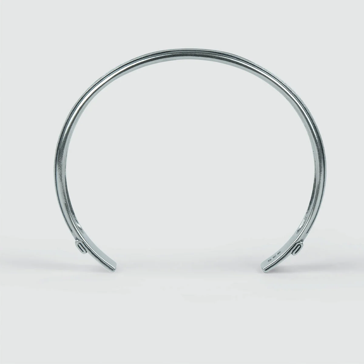 Arkan - Sterling Silver Bangle Bracelet 8mm - Image 3