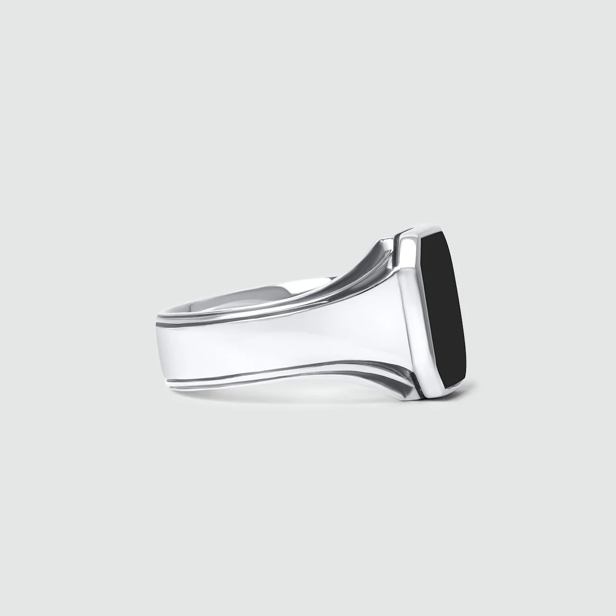 Baki - Black Onyx Signet Ring 17mm - Image 10
