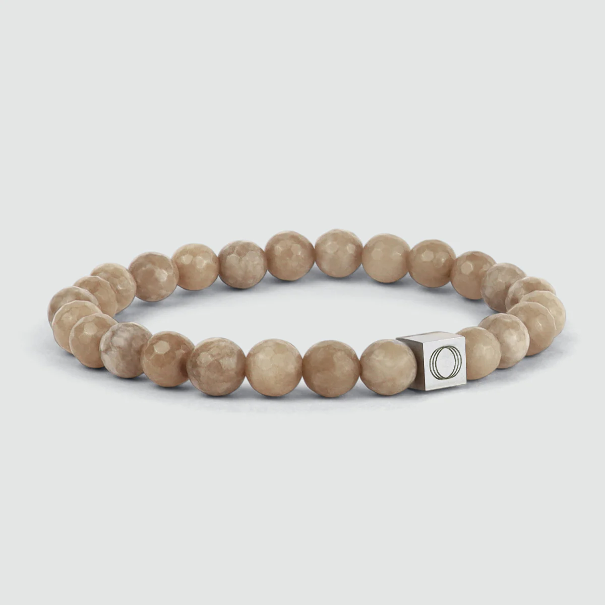 Albij - Beige Beaded Bracelet 8mm - Image 3