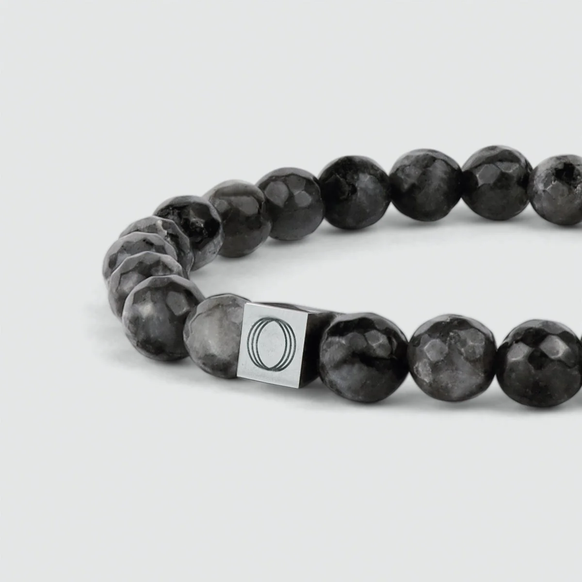 Aswad - Black Beaded Bracelet 6mm - Image 3