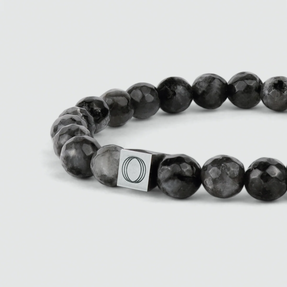 Aswad - Black Beaded Bracelet 8mm - Image 3