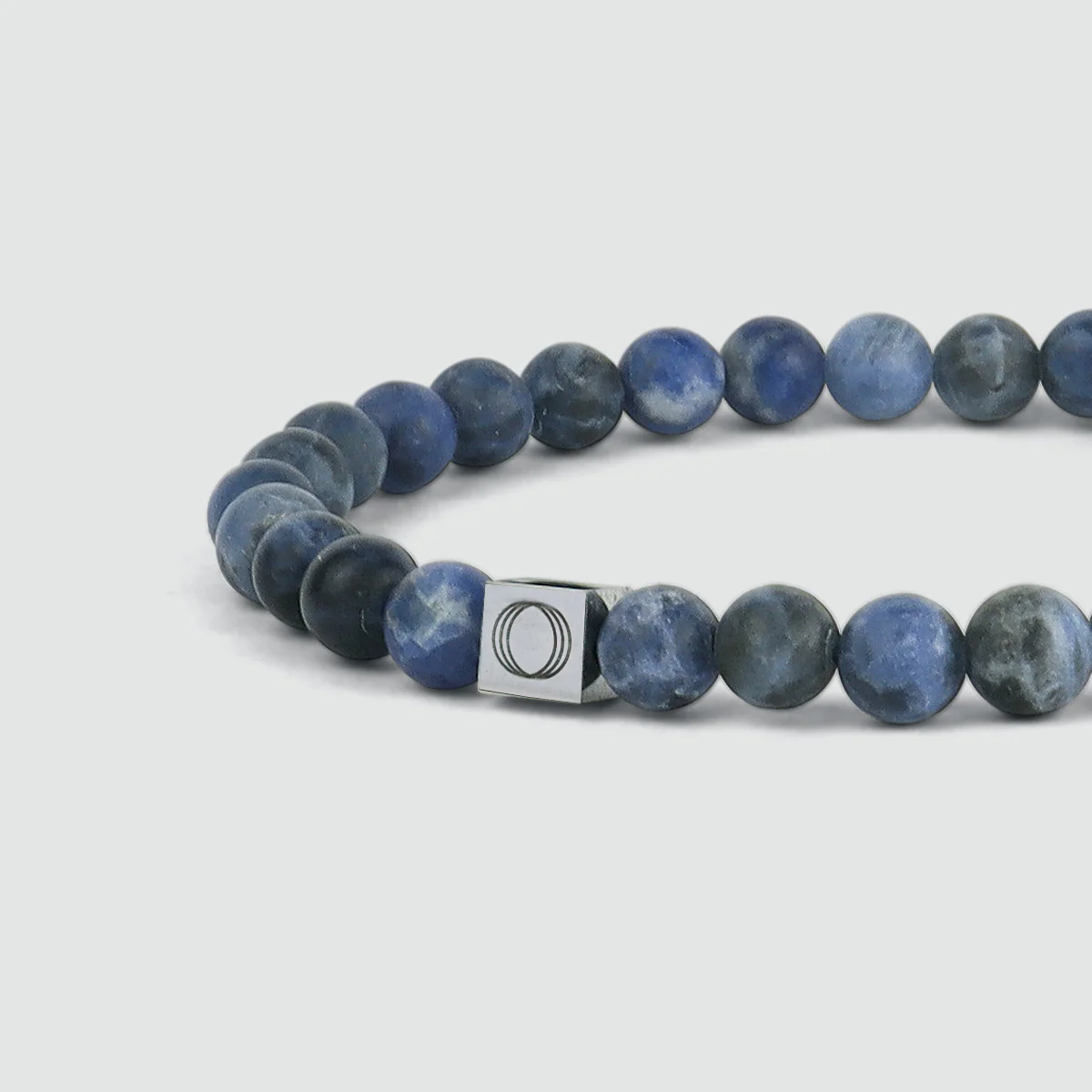 Azraq - Blue Beaded Bracelet 6mm - Image 3