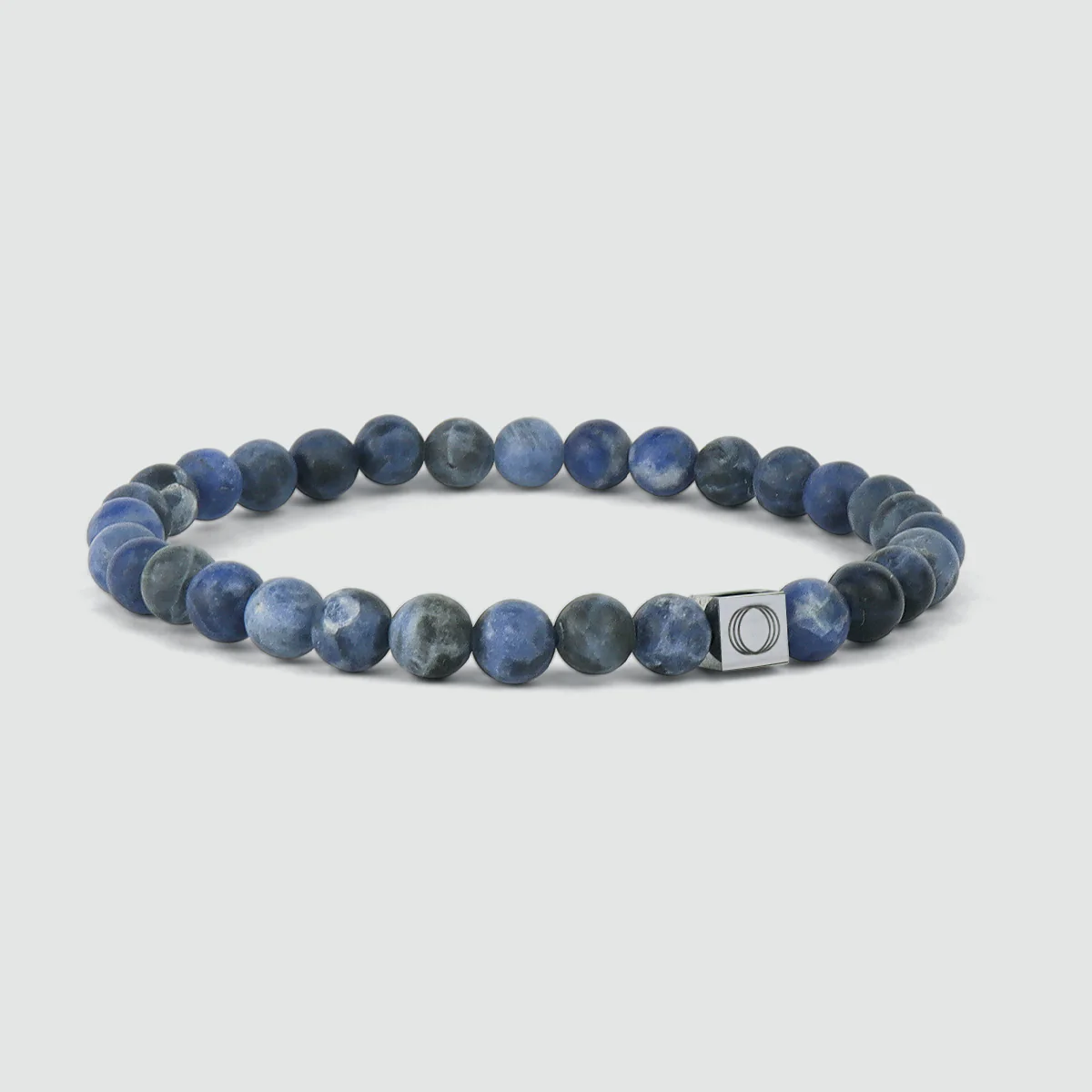 Azraq - Blue Beaded Bracelet 6mm - Image 4