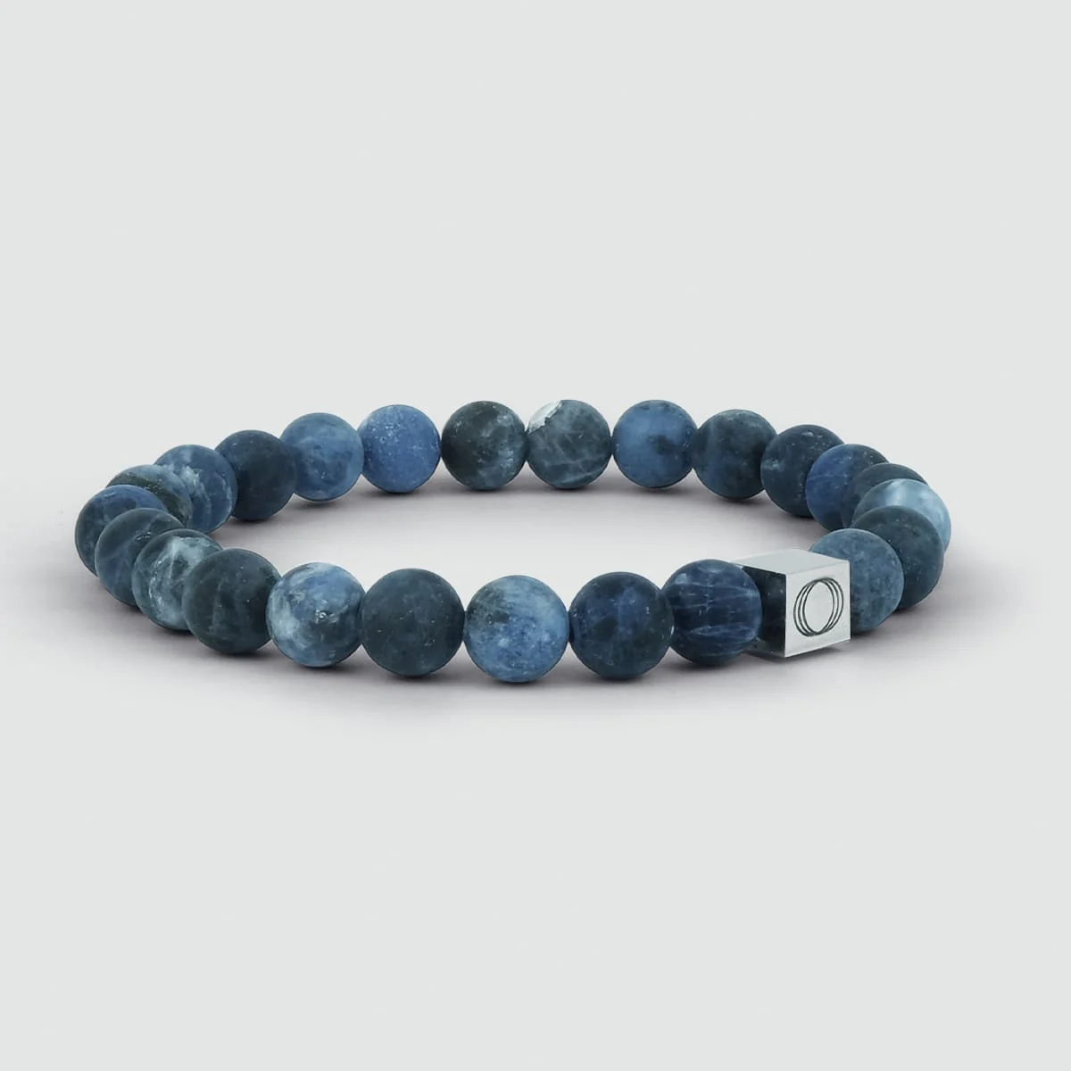 Azraq - Blue Beaded Bracelet 8mm - Image 3
