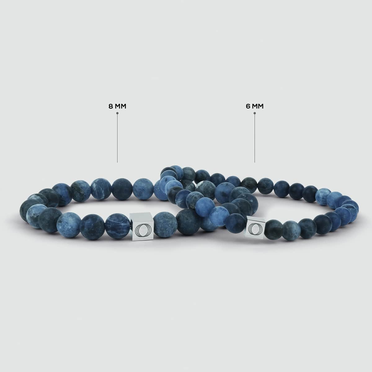 Azraq - Blue Beaded Bracelet 8mm - Image 5