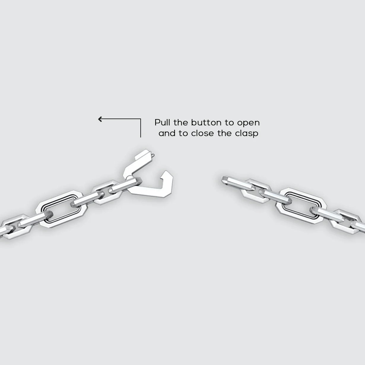 Aqdās - Roman Sterling Silver Chain Link Bracelet 8.5mm - Image 10