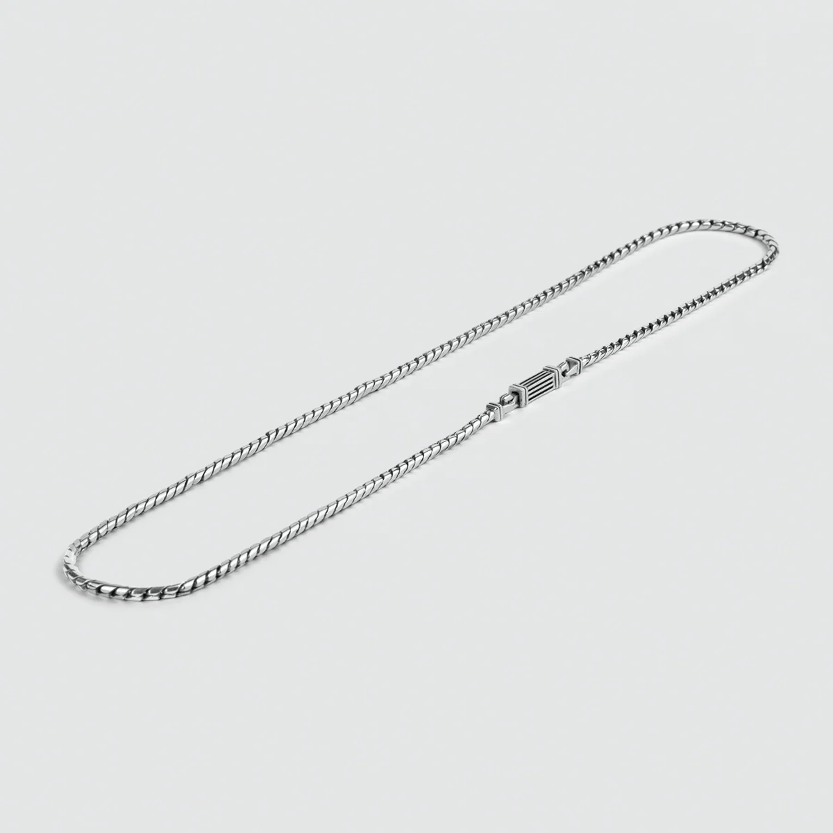Emir - Sterling Silver Minimalist Necklace 2.5mm - Image 7