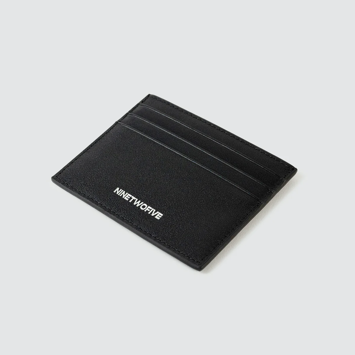 Genuine Black Leather Minimalist Wallet - Image 5