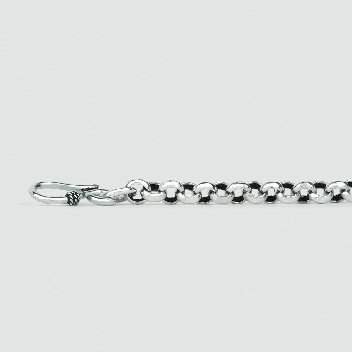 Ishak - Sterling Silver Chain Link Bracelet 6mm - Image 3