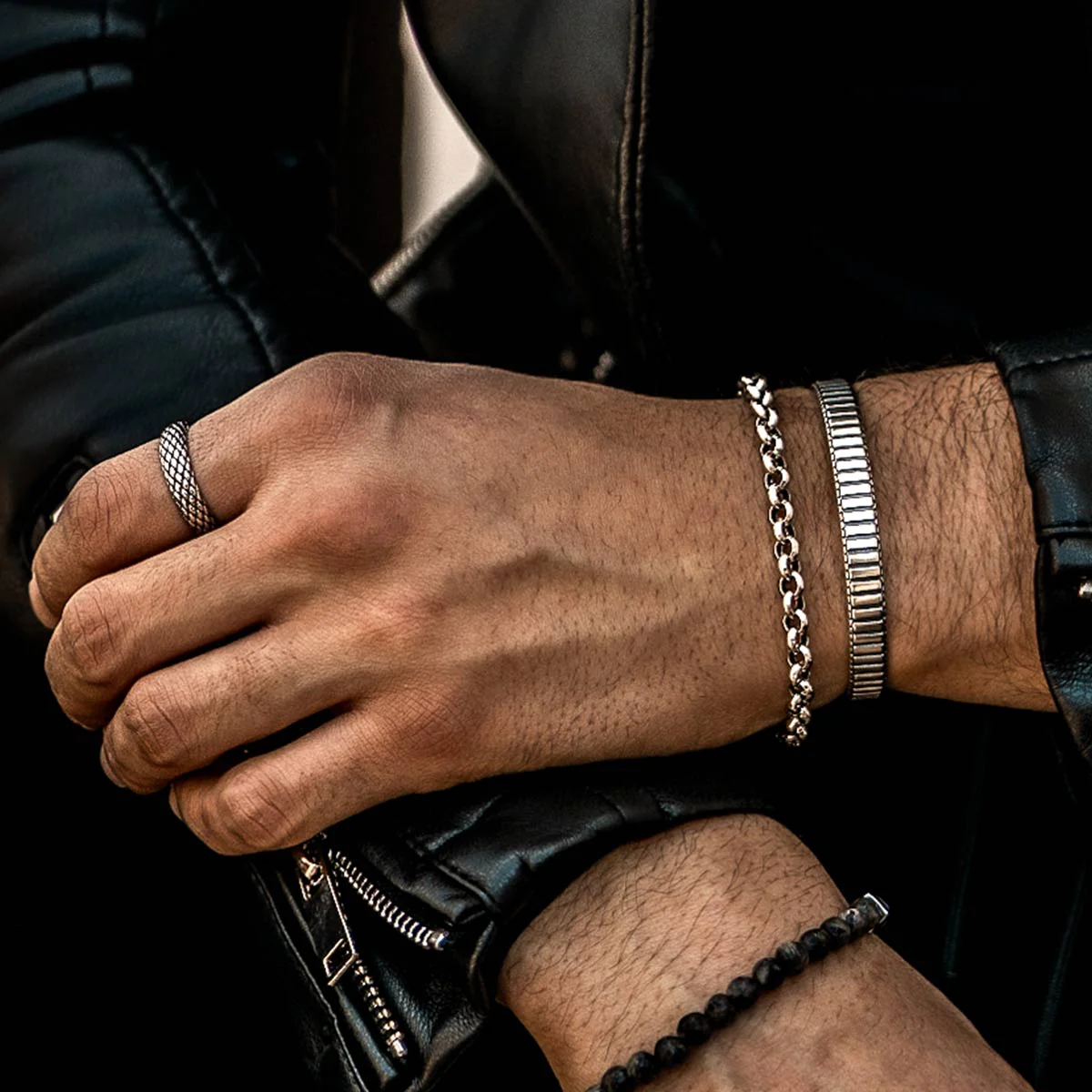 Ishak - Sterling Silver Chain Link Bracelet 6mm - Image 4