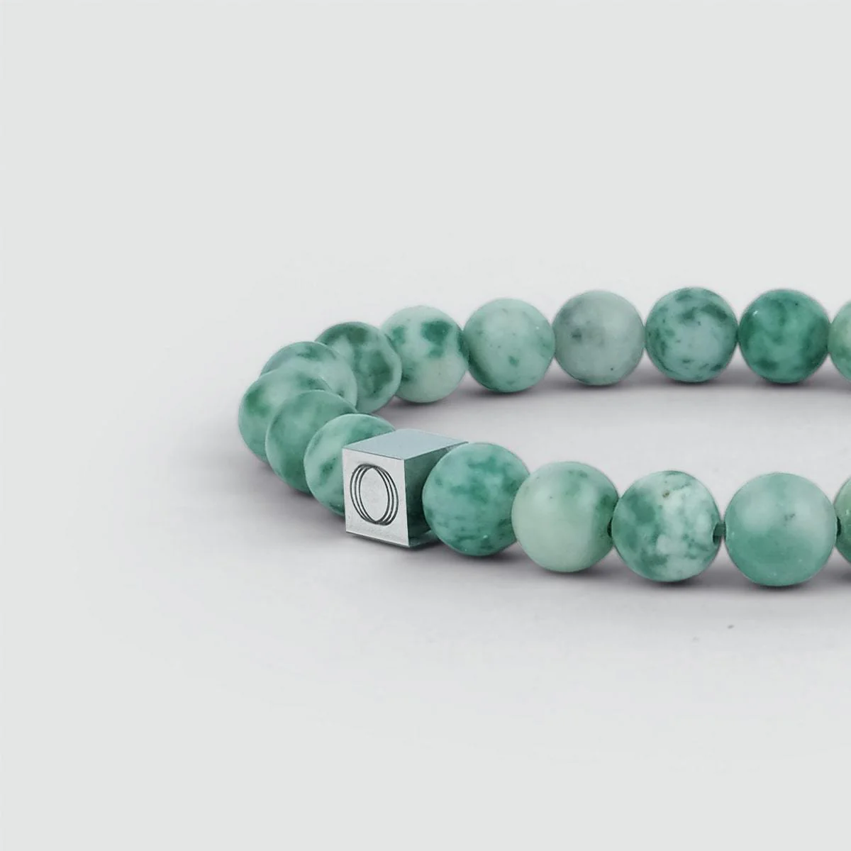 Akhdir - Jade Beaded Bracelet 6mm - Image 4