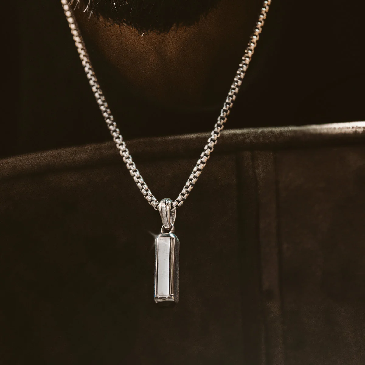 Jalil - Sterling Silver Black Onyx Pendant - Image 6