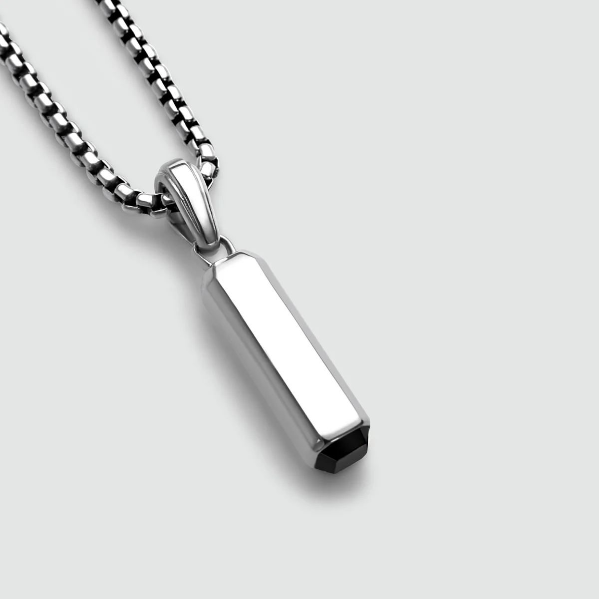 Jalil - Sterling Silver Black Onyx Pendant - Image 7