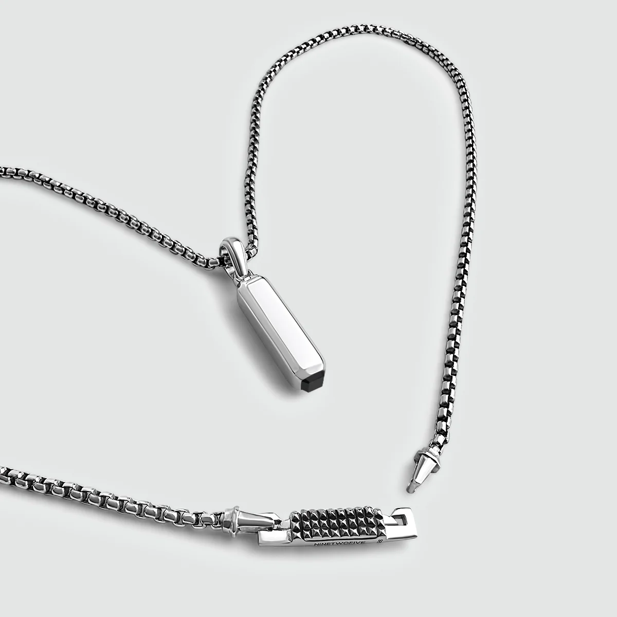 Jalil - Sterling Silver Black Onyx Pendant - Image 9