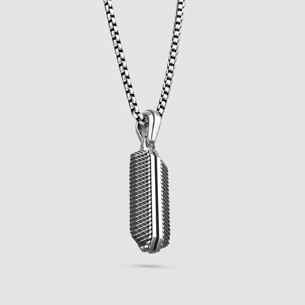 Kaliq Oxidised Pendant and Bangle - set - Image 3