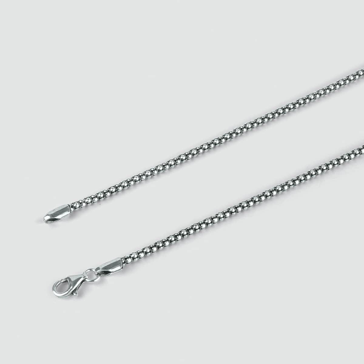 Naseeb -  Elegant Sterling Silver Chain Necklace 2.5mm - Image 5