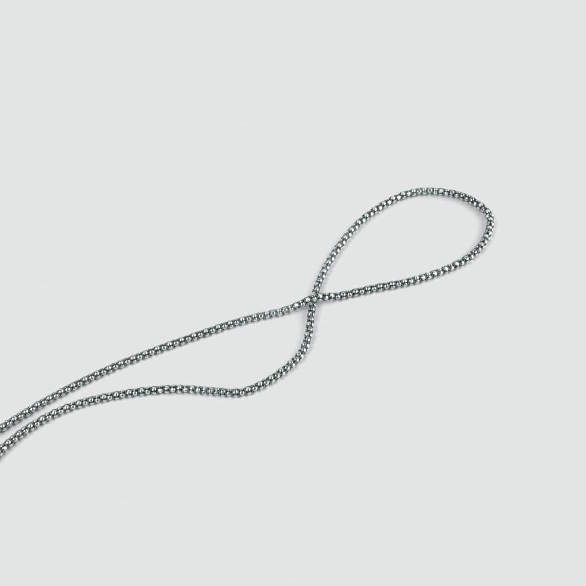 Naseeb -  Elegant Sterling Silver Chain Necklace 2.5mm - Image 7