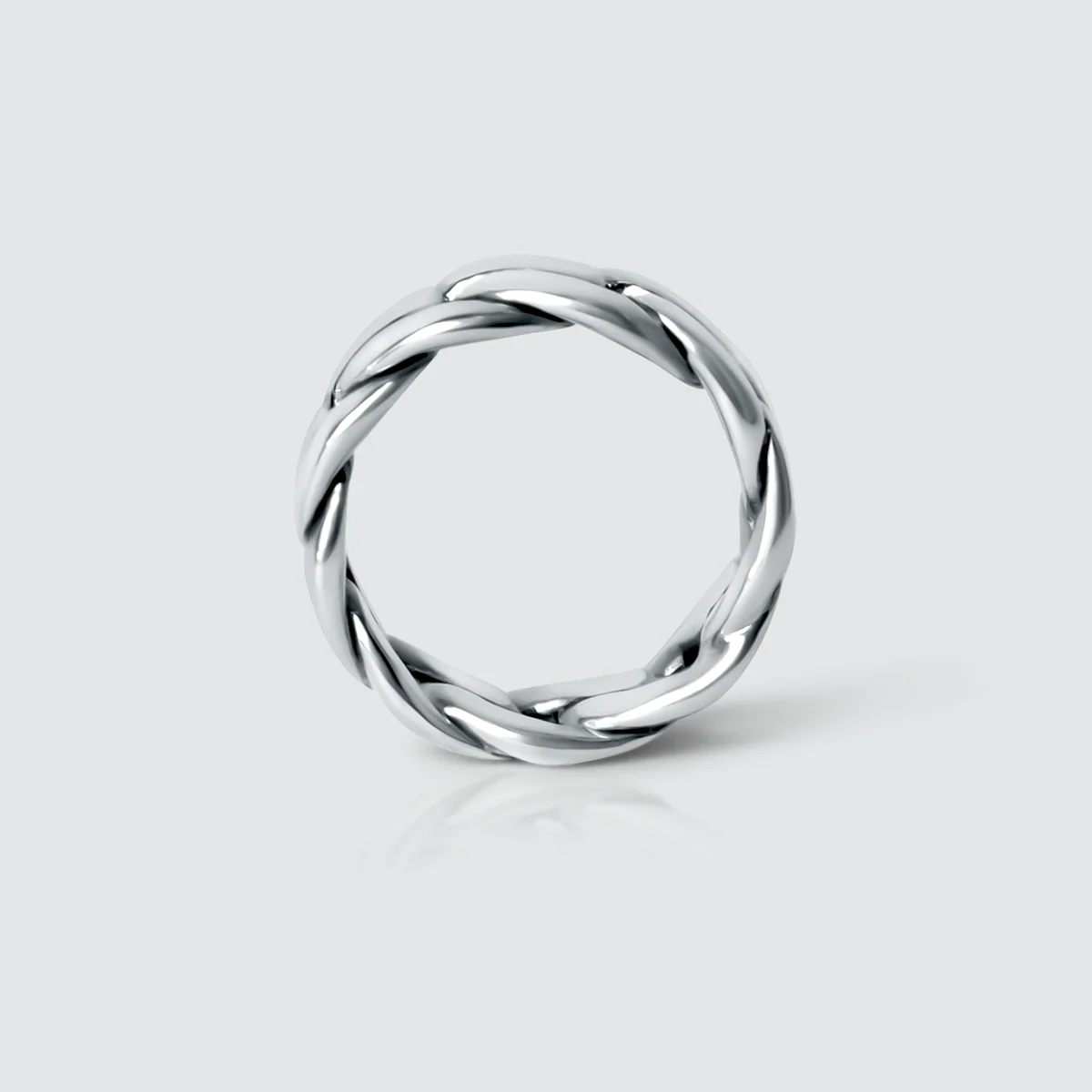 Rayen - Silver Cuban Link Ring 9mm - Image 5