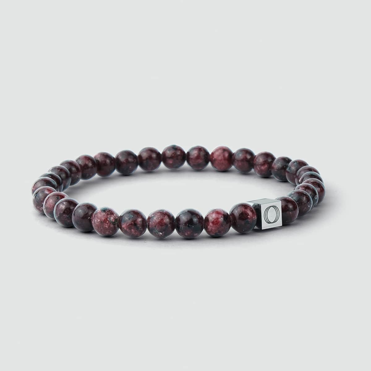 Ahmar - Red Beaded Bracelet 6mm - Image 3