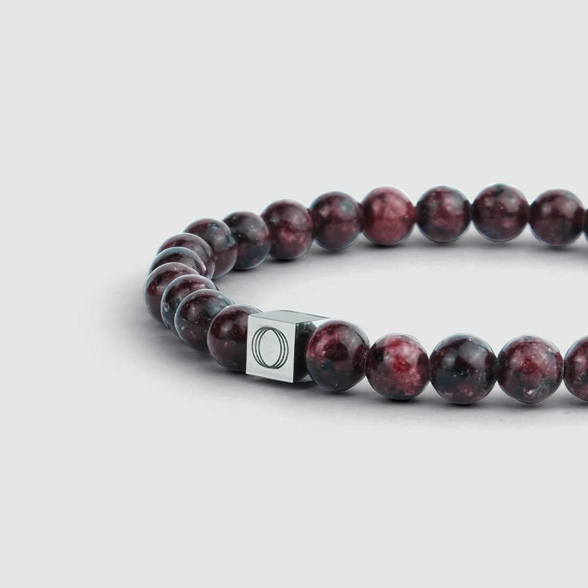Ahmar - Red Beaded Bracelet 6mm - Image 5