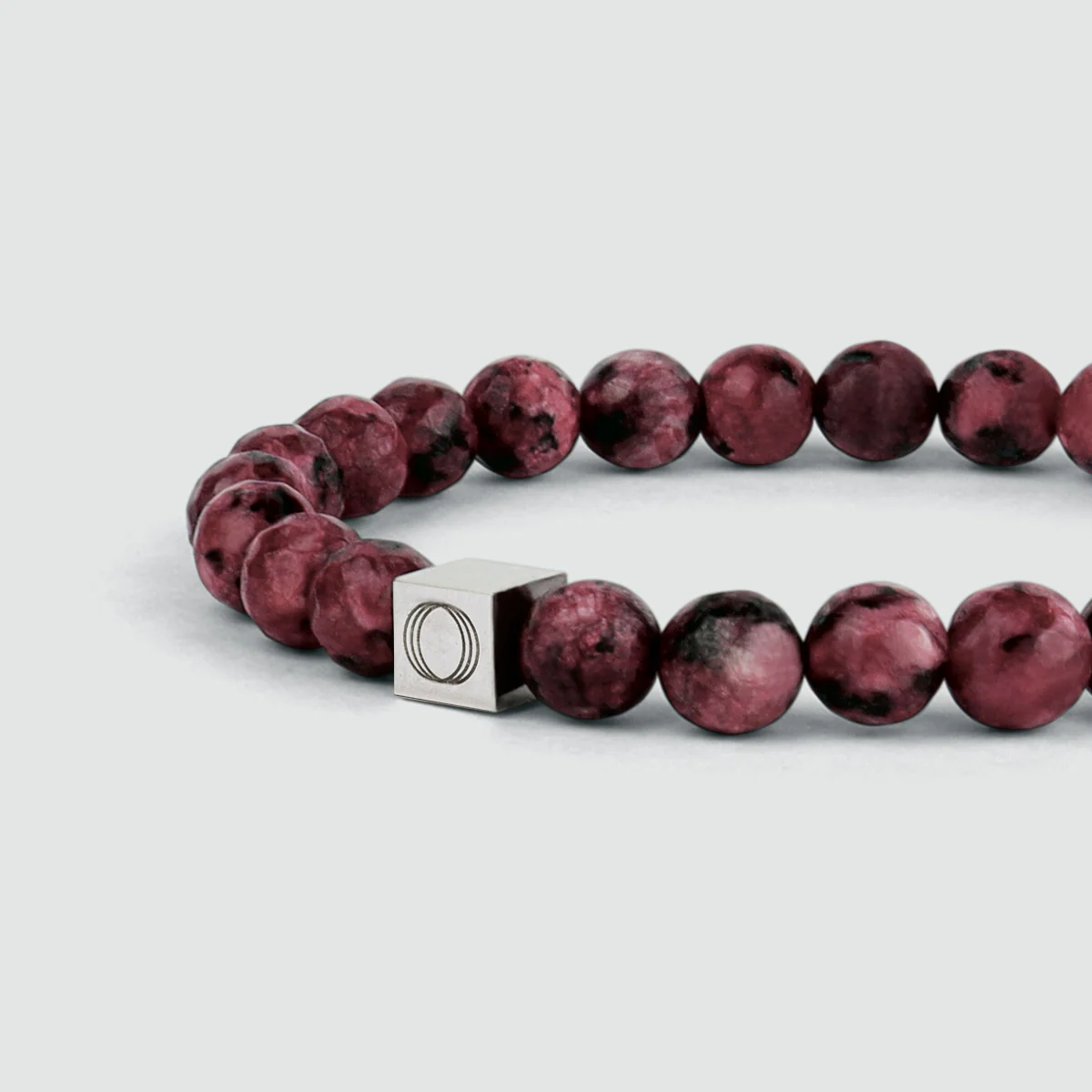Ahmar - Red Beaded Bracelet 8mm - Image 3