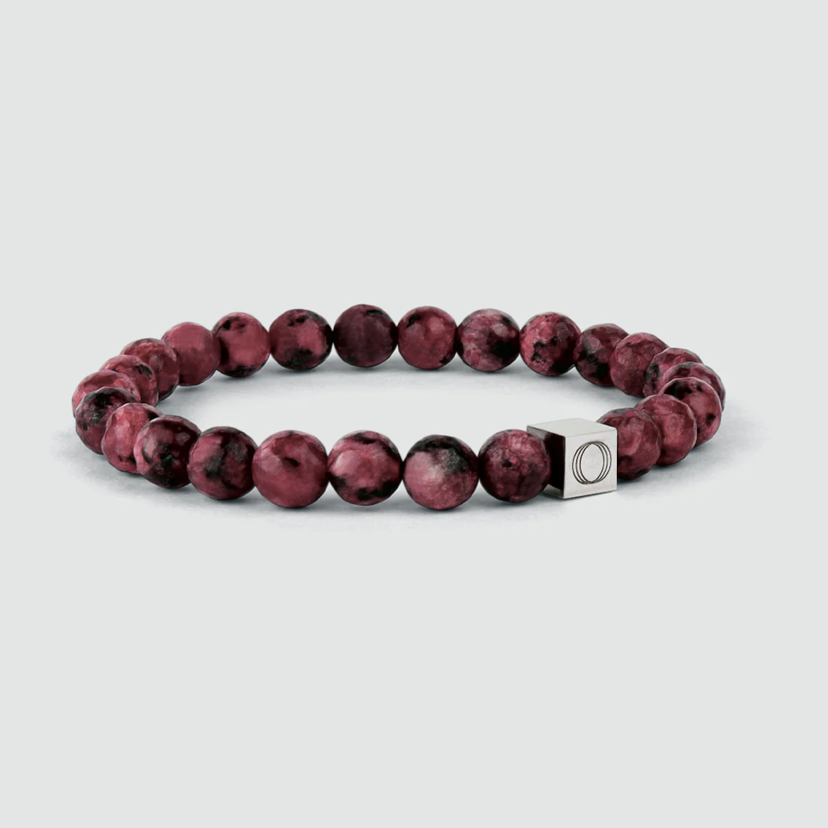 Ahmar - Red Beaded Bracelet 8mm - Image 4