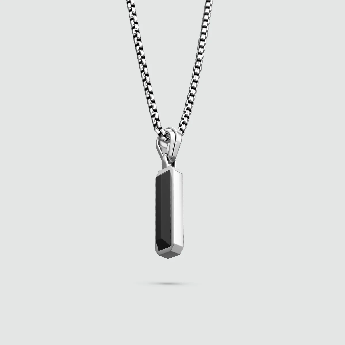 Samir – Sterling Silver Black Onyx Pendant - Image 3
