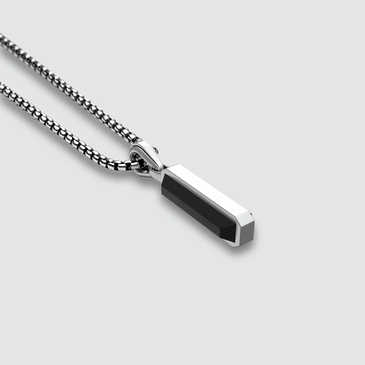 Samir – Sterling Silver Black Onyx Pendant - Image 7