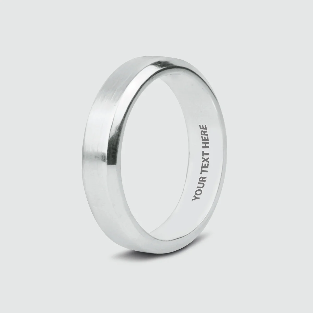 Tamir - Matt Silver Ring 6mm - Image 7