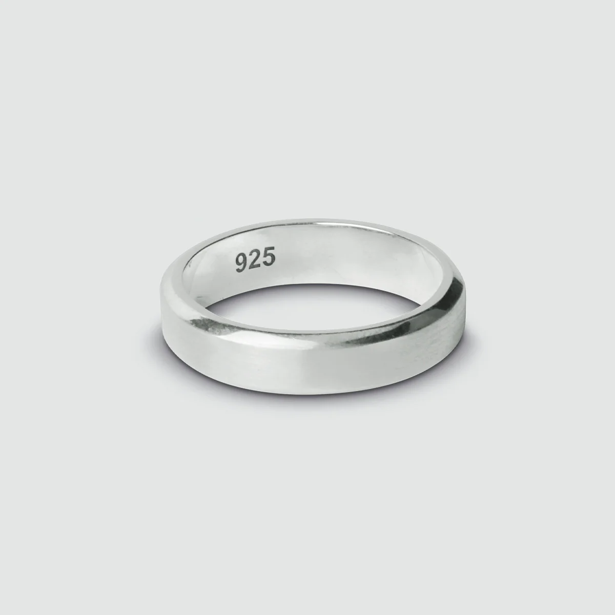 Tamir - Matt Silver Ring 6mm - Image 9