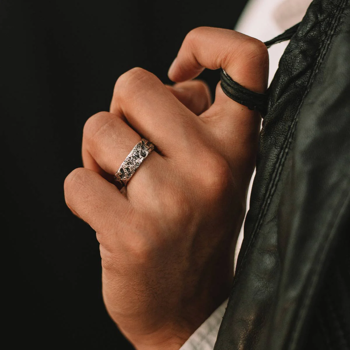 Tarif - Unique Sterling Silver Ring 7mm - Image 4