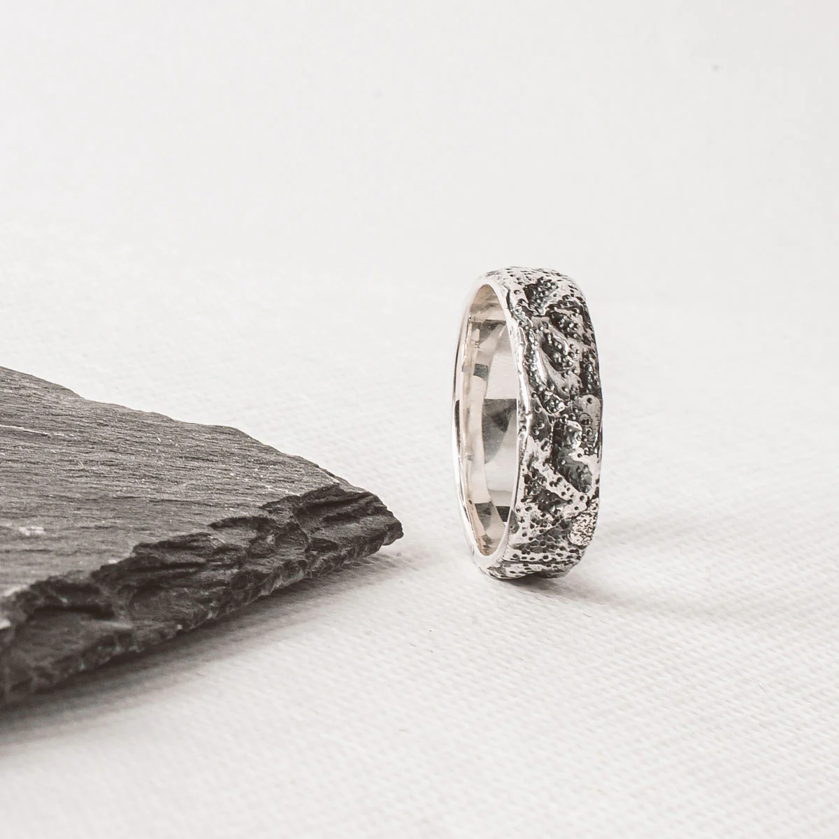 Tarif - Unique Sterling Silver Ring 7mm - Image 7