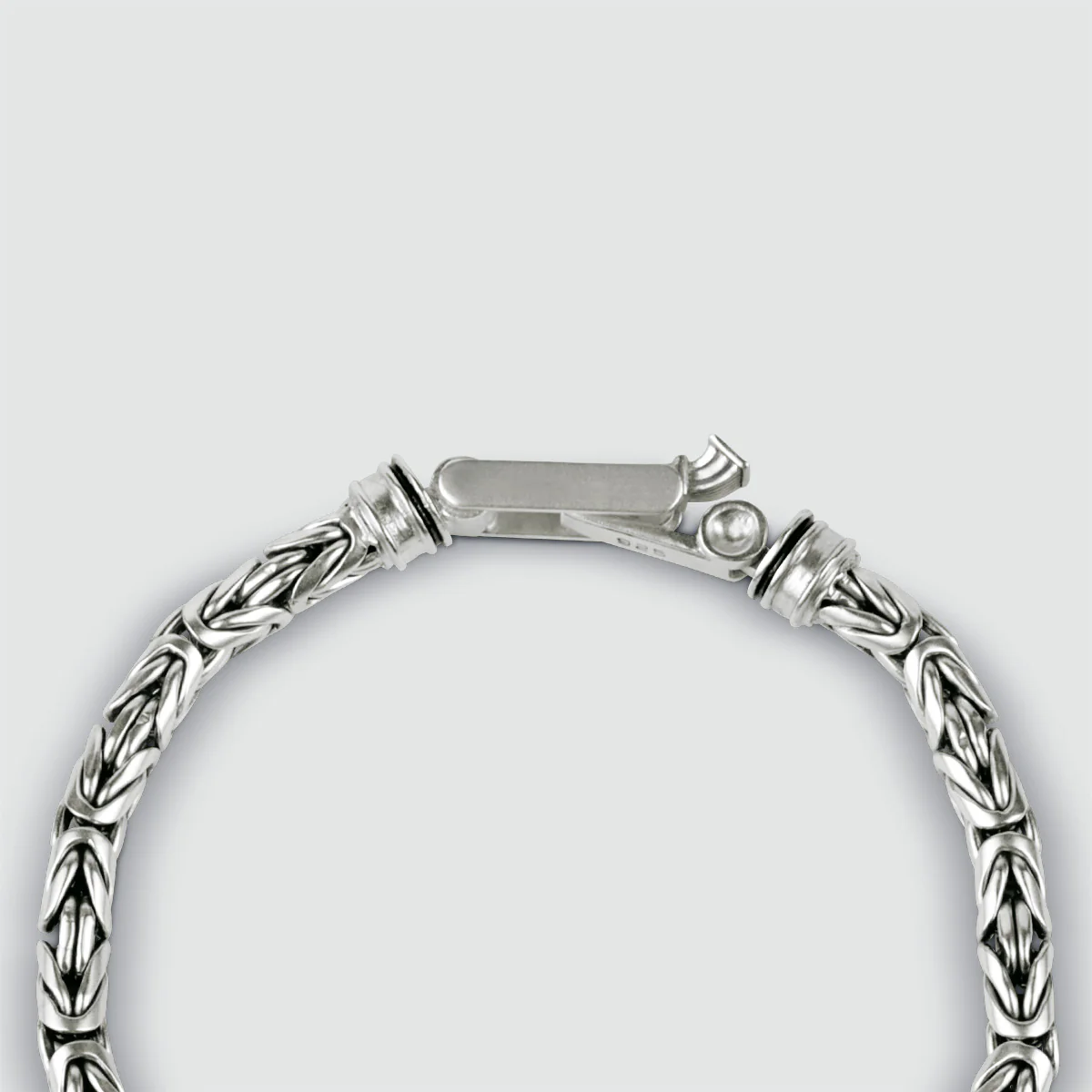 Turath - Sterling Silver Byzantine Kings Bracelet 5mm - Image 7