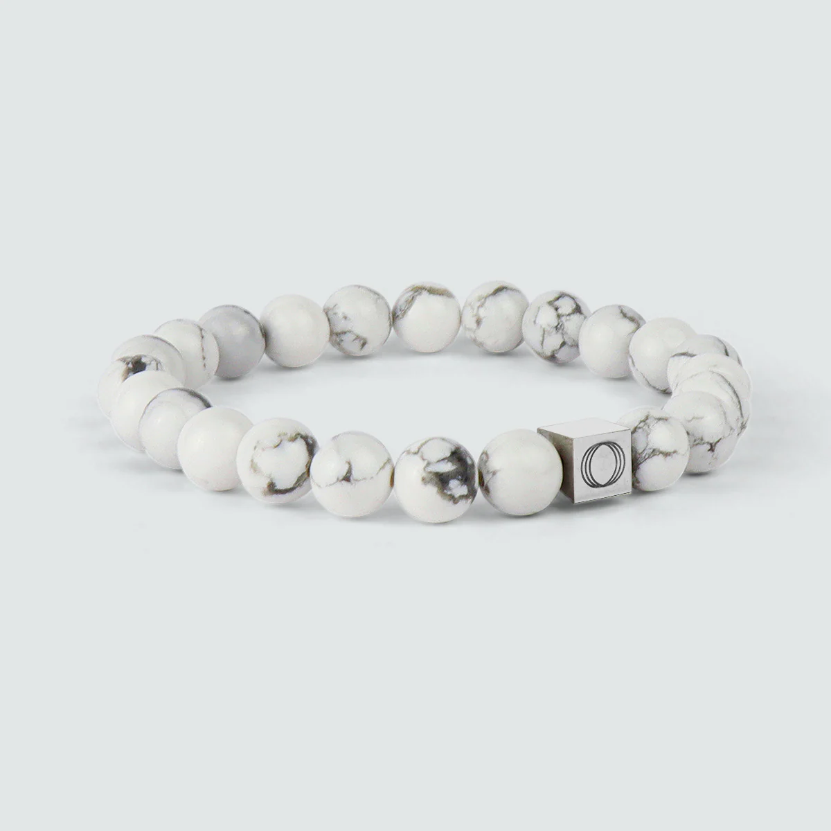 Alrukham - White Beaded Bracelet 8mm - Image 3