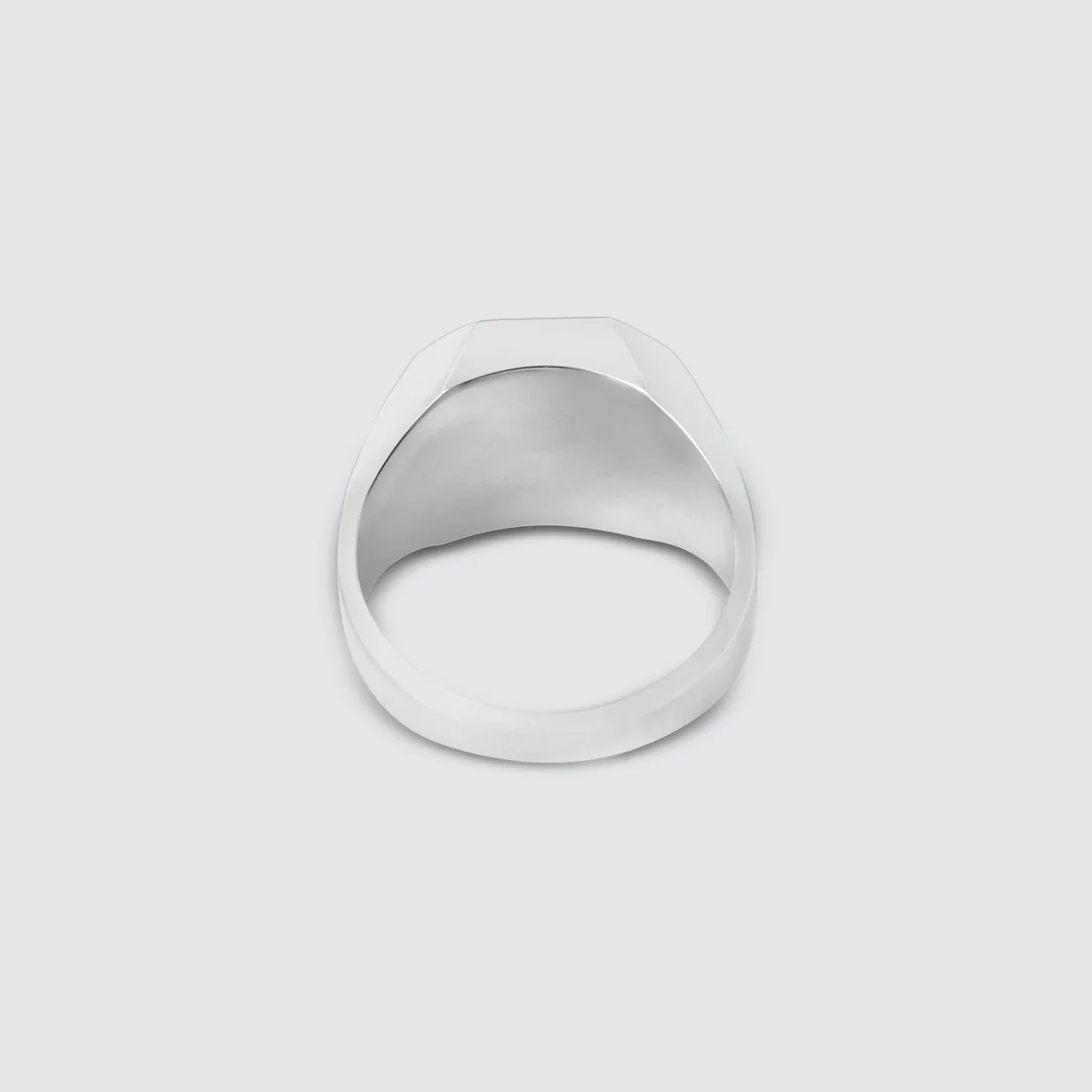 Zaire -  Sterling Silver Chrysocolla Signet Ring 13mm - Image 9